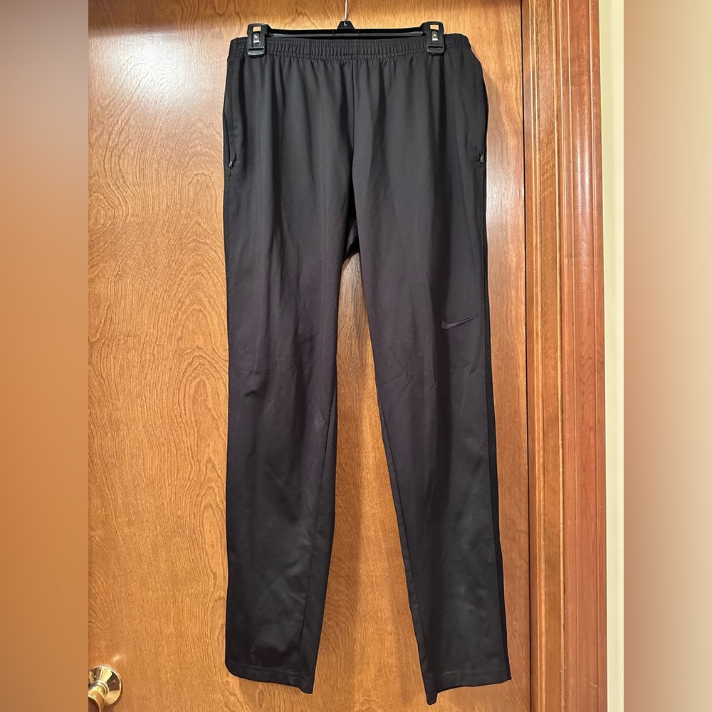 Nike DriFit all black track pants